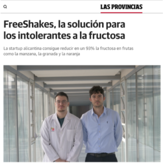 FreeShakes, la solución para los intolerantes a a la fructosa